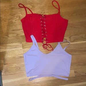 Set of 2 SHEIN Crop Tops